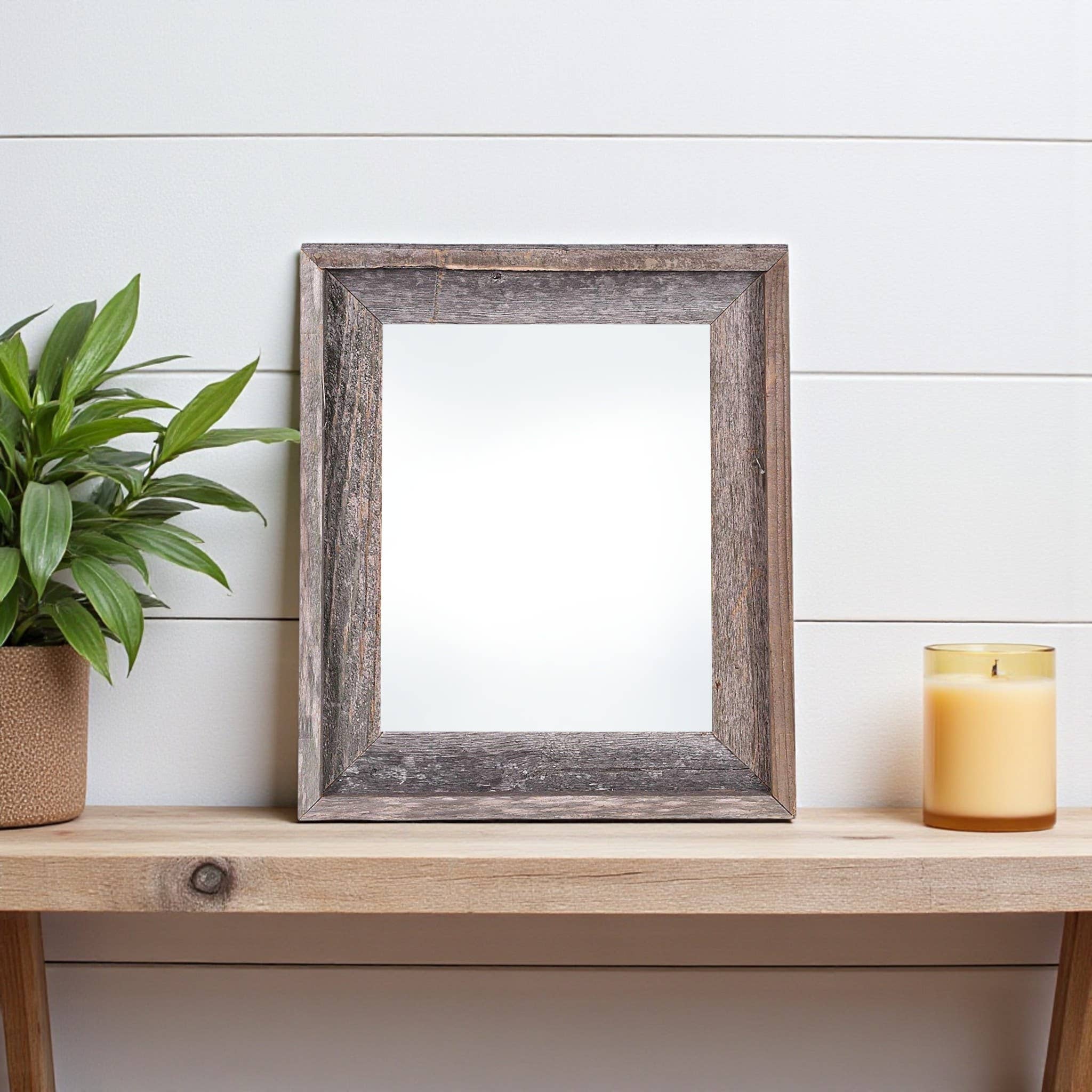 HomeRoots - Wholesale Picture Frame - 8" x 10" Gray Solid Wood Tabletop Picture Frame0