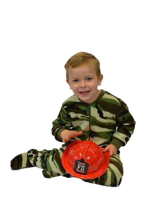Big Feet Pajamas - Vendita all'ingrosso Pigiamino - Neonati - Pigiama verde mimetico per neonato e bambino