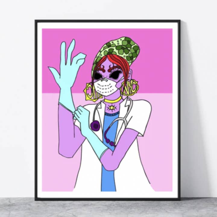 Helloooo Nurse 8x10 Print for wholesale by Spooksvilla