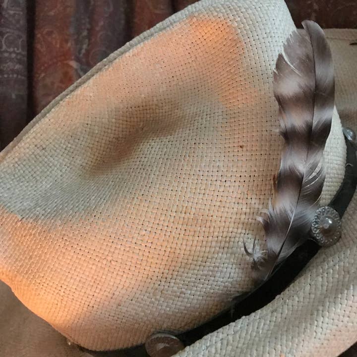 Hip Vintage Hats & More – wholesale Cowboy Hat – Women’s – Hip Vintage Distressed Cowboy Hat w/ Silver Concho Hatband21