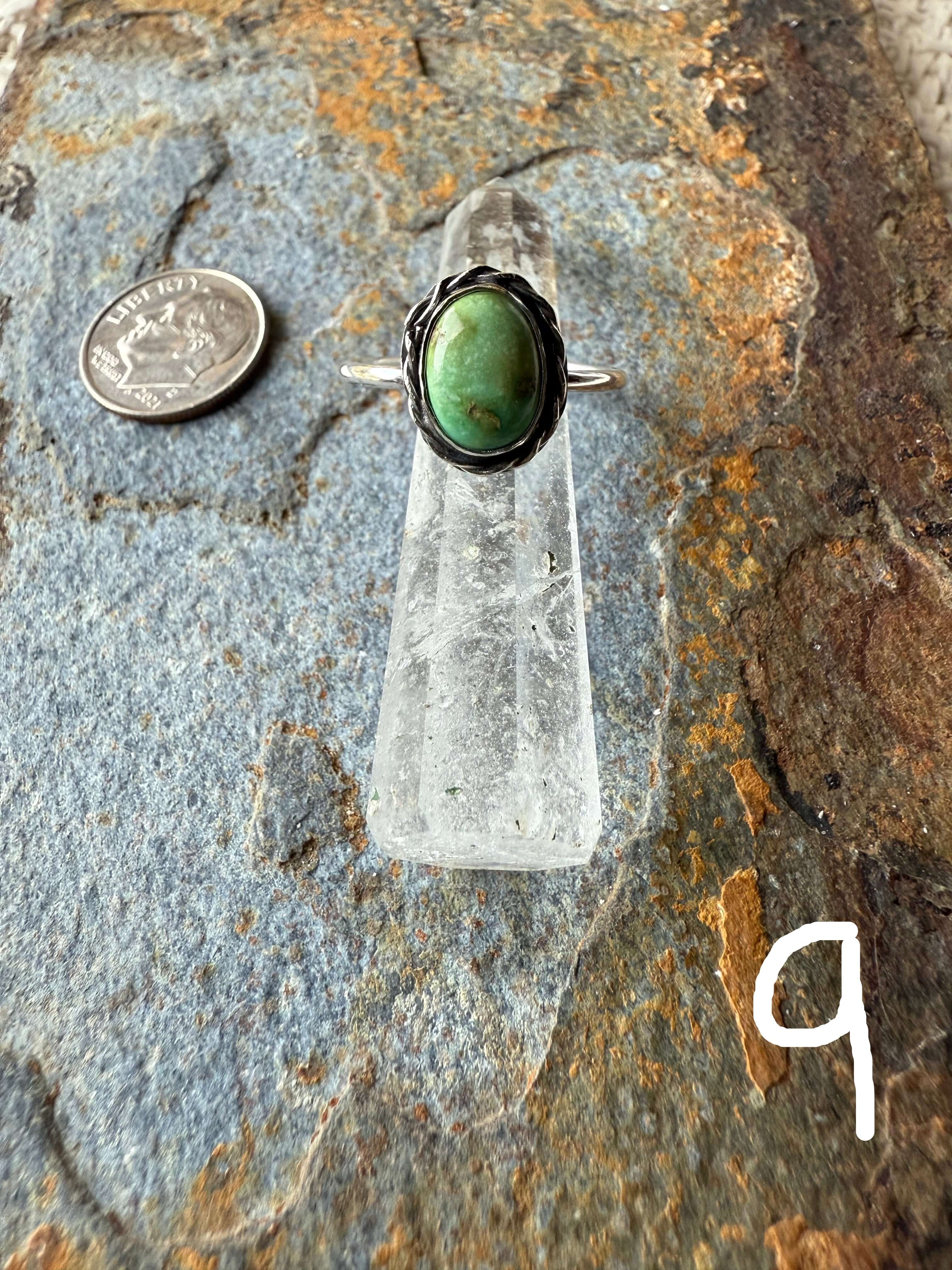 Wild Mountain Soul Designs - Vendita all'ingrosso Anelli cocktail/statement - Anello in argento sterling con turchese Sonoran Gold5