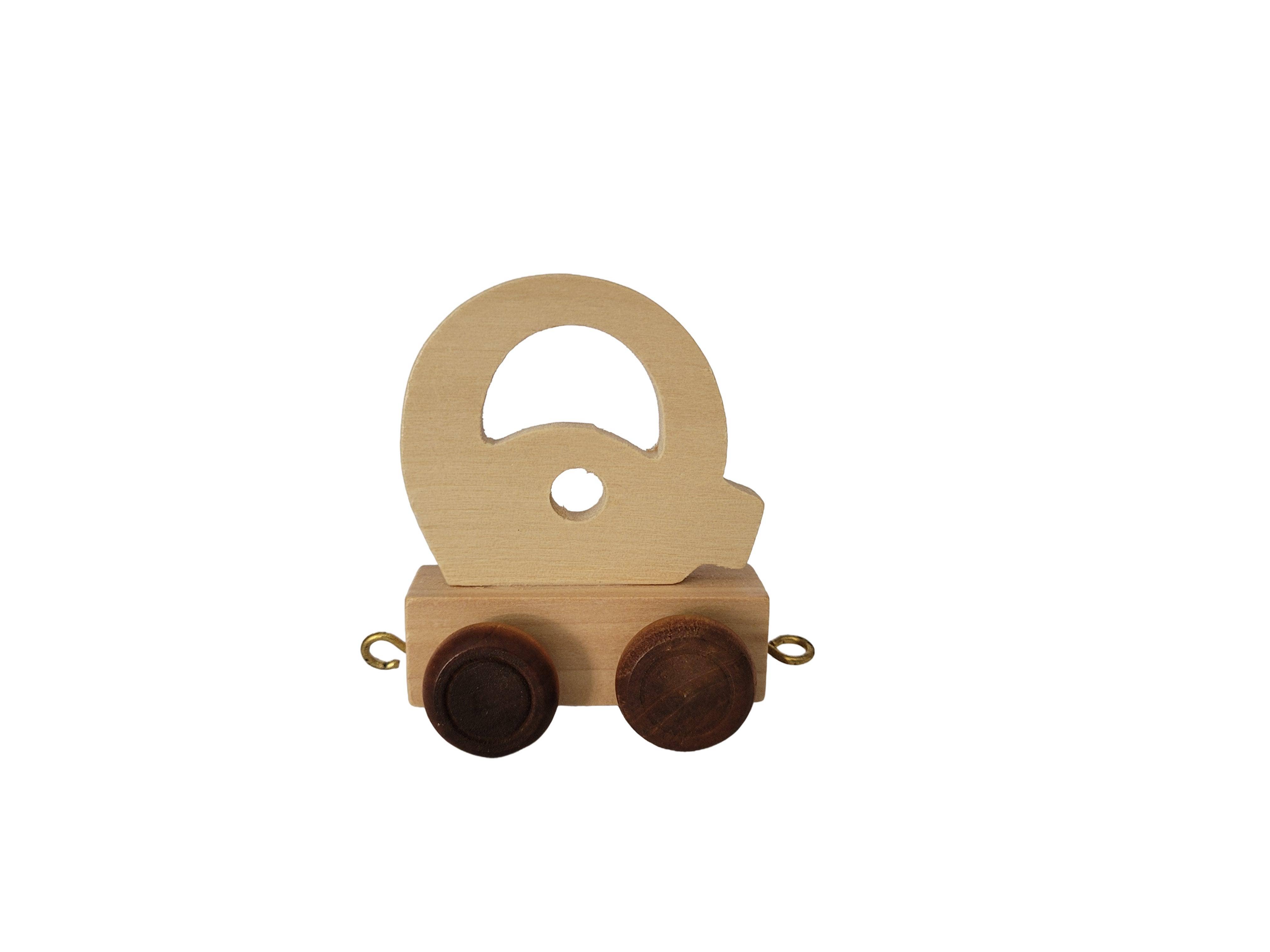 Ryan Town Toys & Gifts - Vente Jouet en bois – enfant - Lettres en bois A-Z - Train de prénom pour enfants (naturel)9