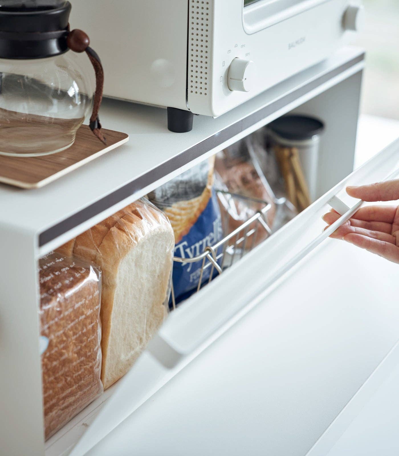 Yamazaki Home - Wholesale Bread Box - Bread Box - Wide - Steel6