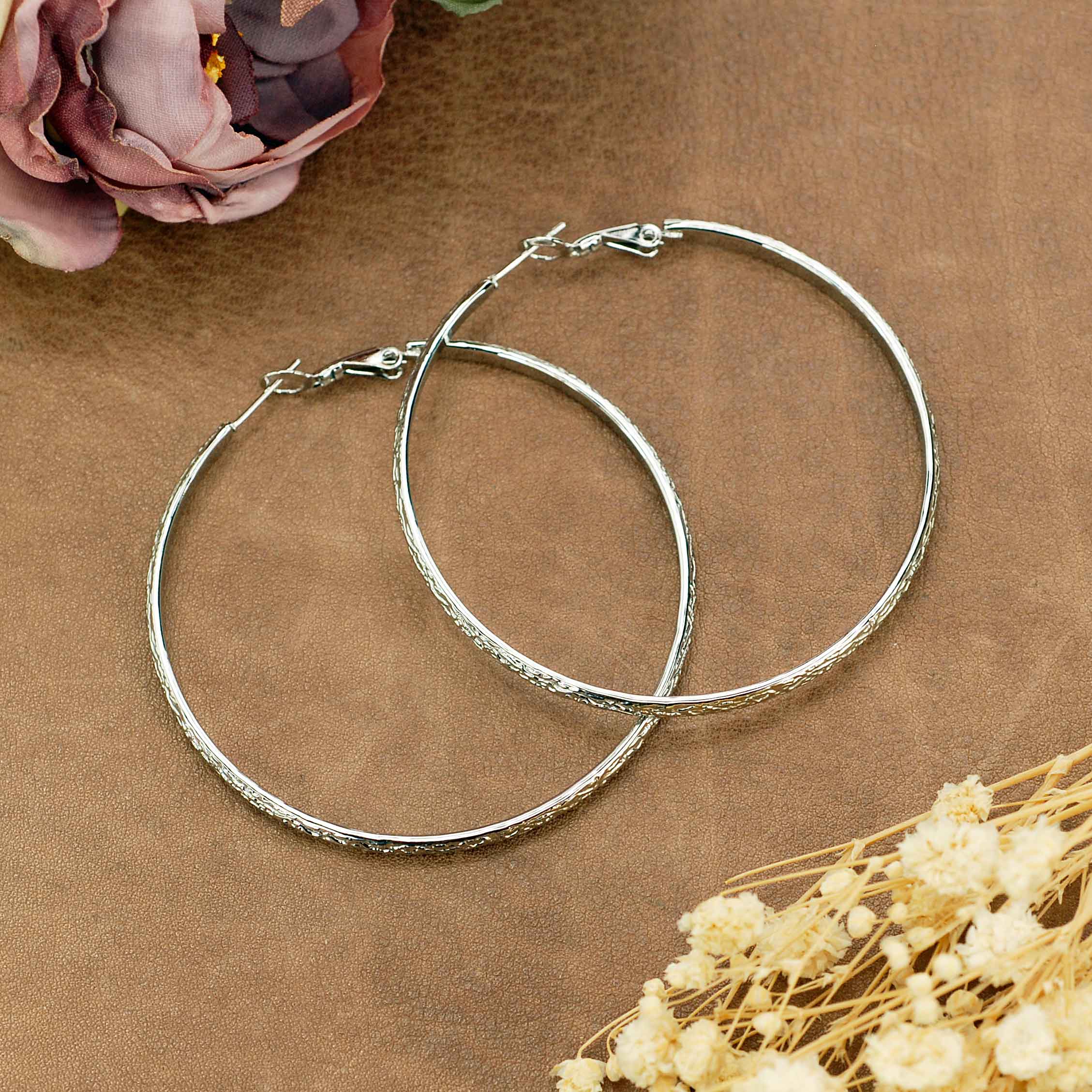 Merveilles du Monde - Wholesale Jewelry Set - Set of 16 pairs of stainless steel hoop earrings11