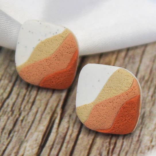 Desert Diamond Earrings | Petite for wholesale by Arias Design Co