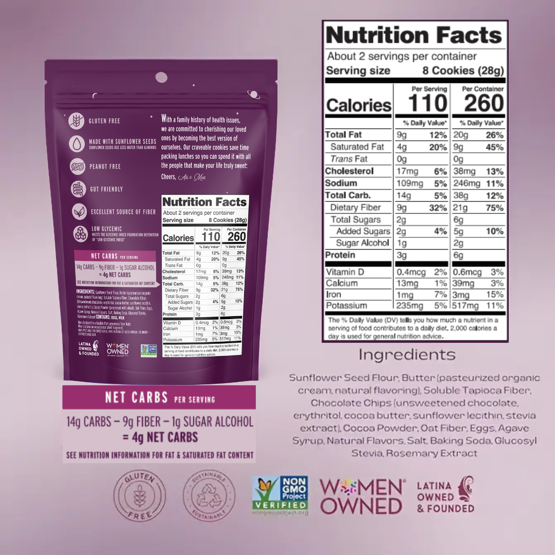 Sweet Logic - Wholesale Cookie - Double Chocolate Brownie Mini-Cookies - Keto, Nut-Free8