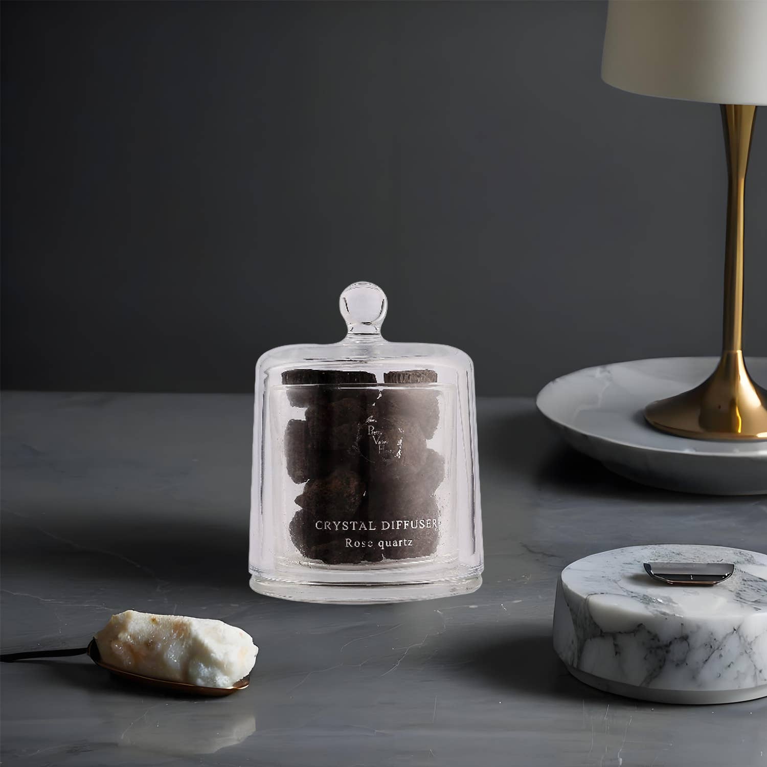 Pretty Valley Home – Großhandel Aromatherapie-Lotion/-Öl – Kristall-Aromatherapie - Lavastein1