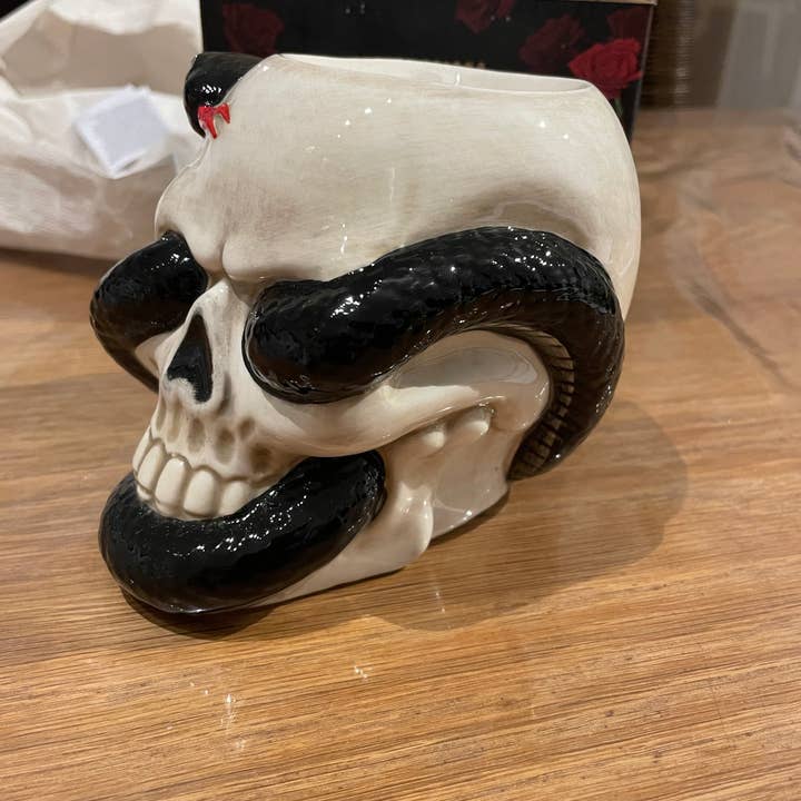 Cirabella-Sensaura srl - Wholesale Wax Warmer - Skull and snake burner1