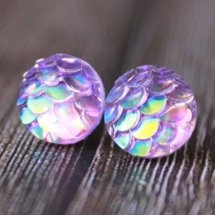 8mm Purple Mermaid for wholesale by Fiddle & Fox