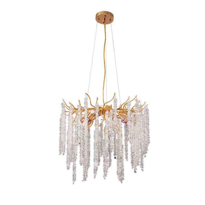 Luxury Living - Wholesale Chandelier/Hanging Light - Pendant Lamp Frost Gold | 60cm