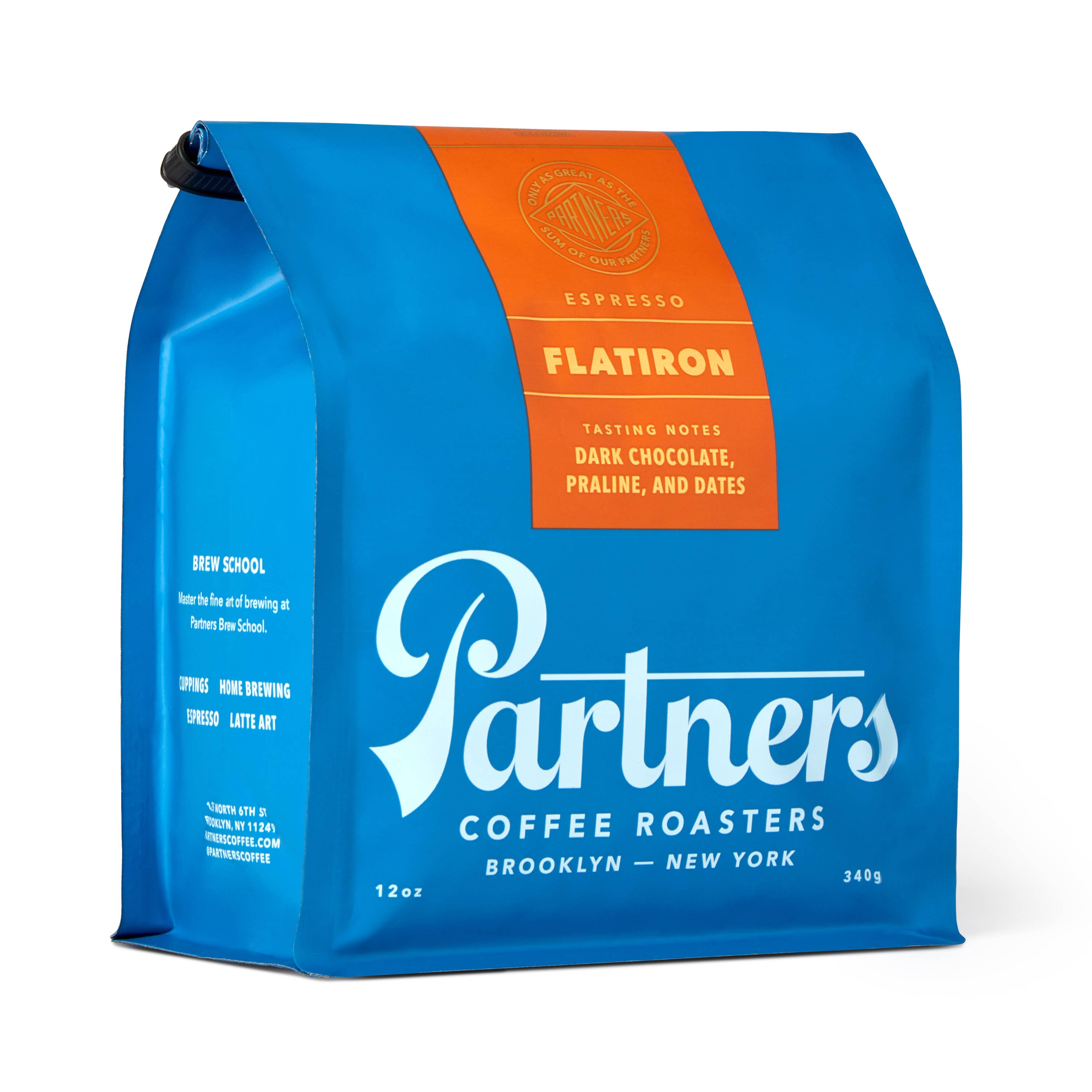 Partners Coffee Roasters - Wholesale Coffee Beans - Flatiron - 12oz - Whole Bean Coffee1