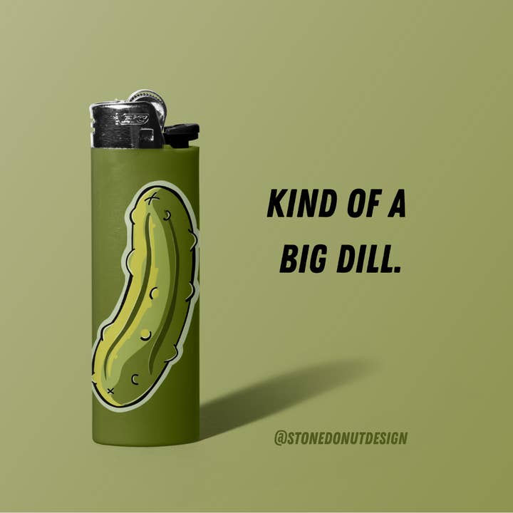 Dill Pickle Lighter for wholesale by Stone Donut Design, LLC