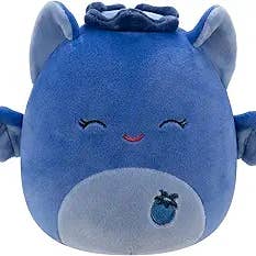 Authentic Street Signs – wholesale Fyllda/plyschleksaker - Barn och baby – Squishmallow plyschleksak 8" Bessie the Blueberry Bat