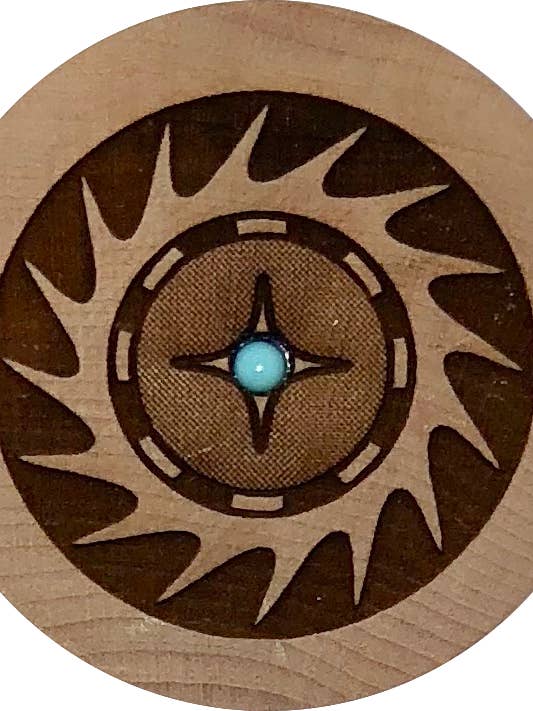 Southwest Sawblade Wood Dreambox for wholesale by Woodcutts Inc.