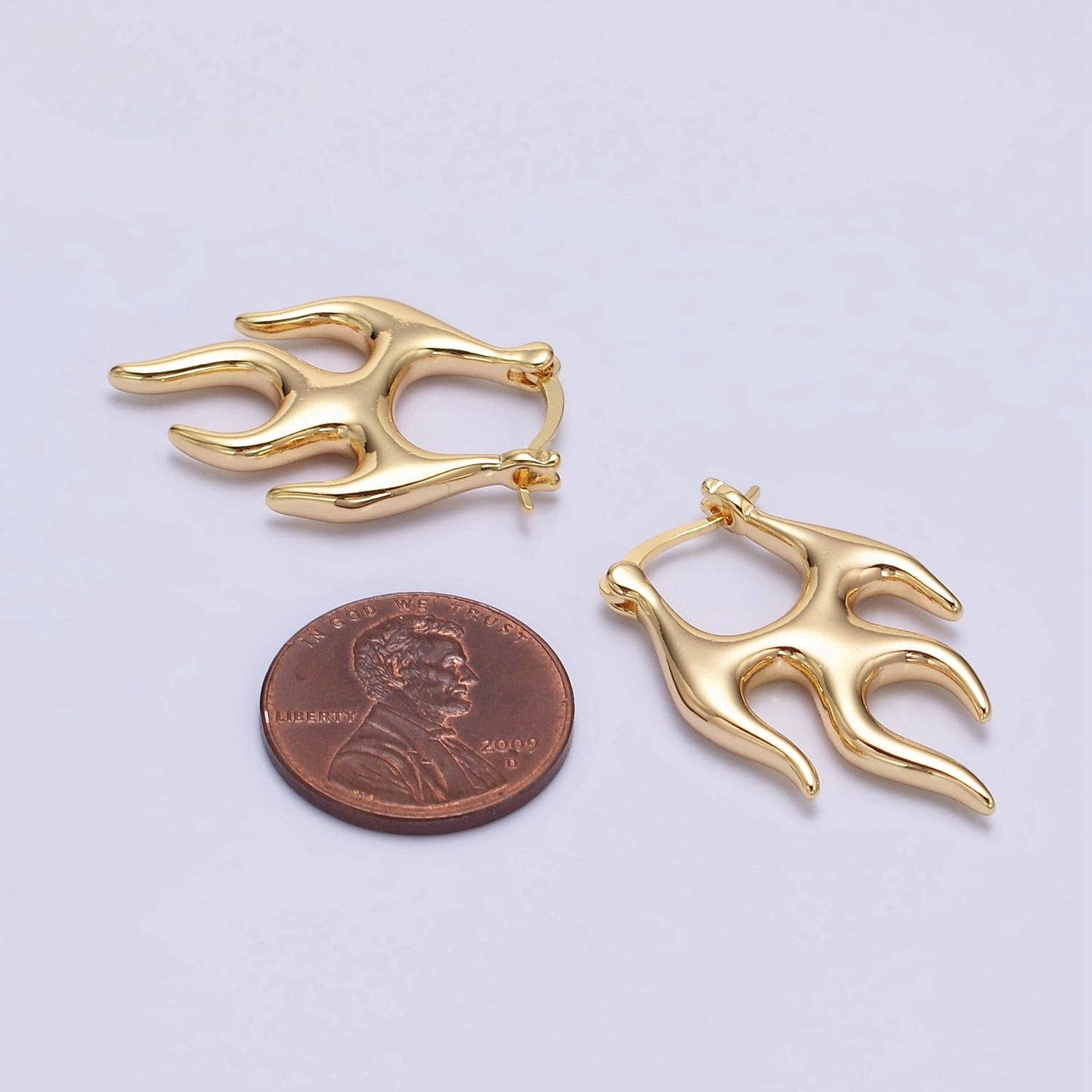 Aim Eternal – Engroshandel Hængeøreringe og creoløreringe – Flaming Fire Abstract Band French Lock Latch øreringe3