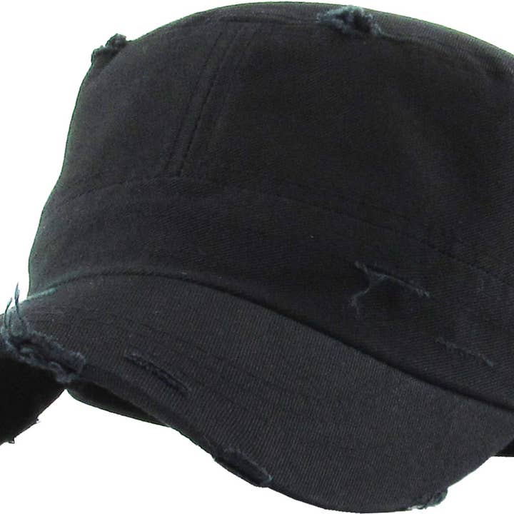 KBETHOS - Wholesale Baseball Cap - Men's - Distressed Army Cap (Adjustable)