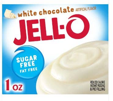 iSweet.ca - Wholesale Pudding - Sugar Free Kraft Jell-O White Chocolate Pudding 1 oz0