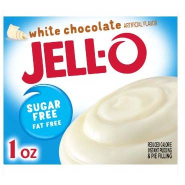 iSweet.ca - Vente Puddings - Pudding au chocolat blanc sans sucre Kraft Jell-O 1 oz