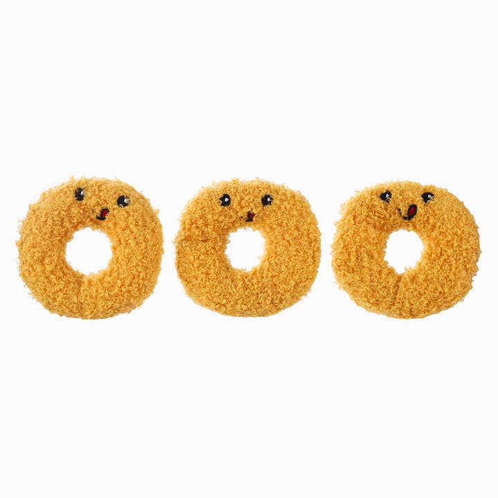 Hugsmart Products Inc - Wholesale Pet Plush Toy - Dog - HugSmart Pet - Food Party | Onion Ring - Interactive Toy