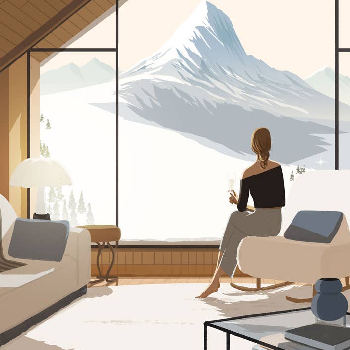 Kunstdruck - „Matterhorn View“ - Mathieu Forichon für den Großhandel von Atelier Contemporain