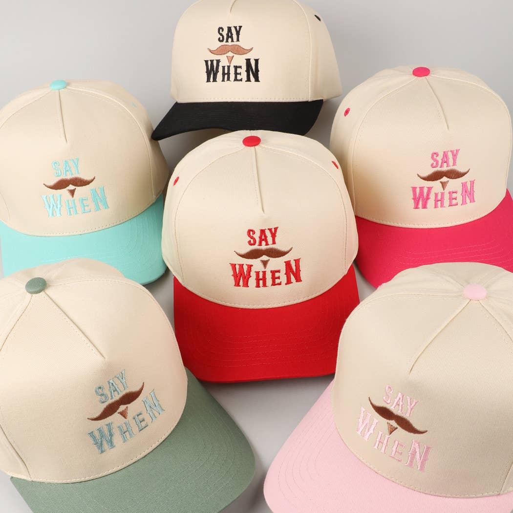 Fashion City - Wholesale Trucker Hat - Unisex - Say When  Mustache Tombstone Two-Tone Trucker Hat28