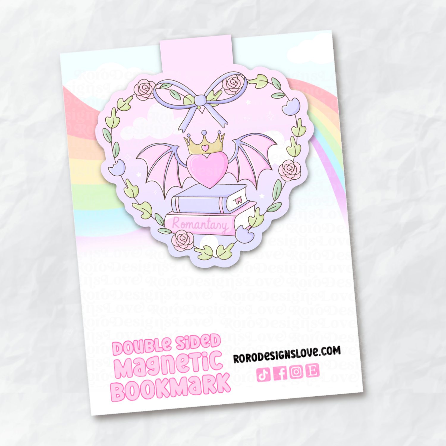 RoroDesignsLove - Wholesale Bookmark - Romance tropes magnetic bookmark set, bookish lovers gifts 4