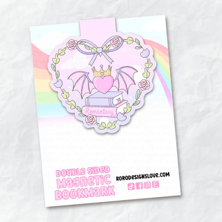 RoroDesignsLove - Wholesale Bookmark - Romance tropes magnetic bookmark set, bookish lovers gifts 4