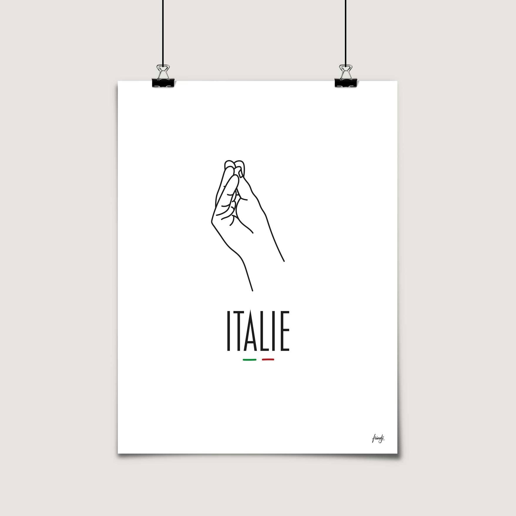 Frindji - Vendita all'ingrosso Poster - Mostra Paese Italia4