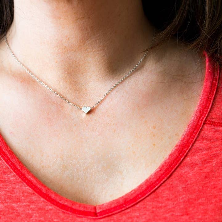 Peddle Your Paper - Wholesale Pendant/Charm Necklace - Stunning Mother's Day Heart Necklace & Stationery Card4