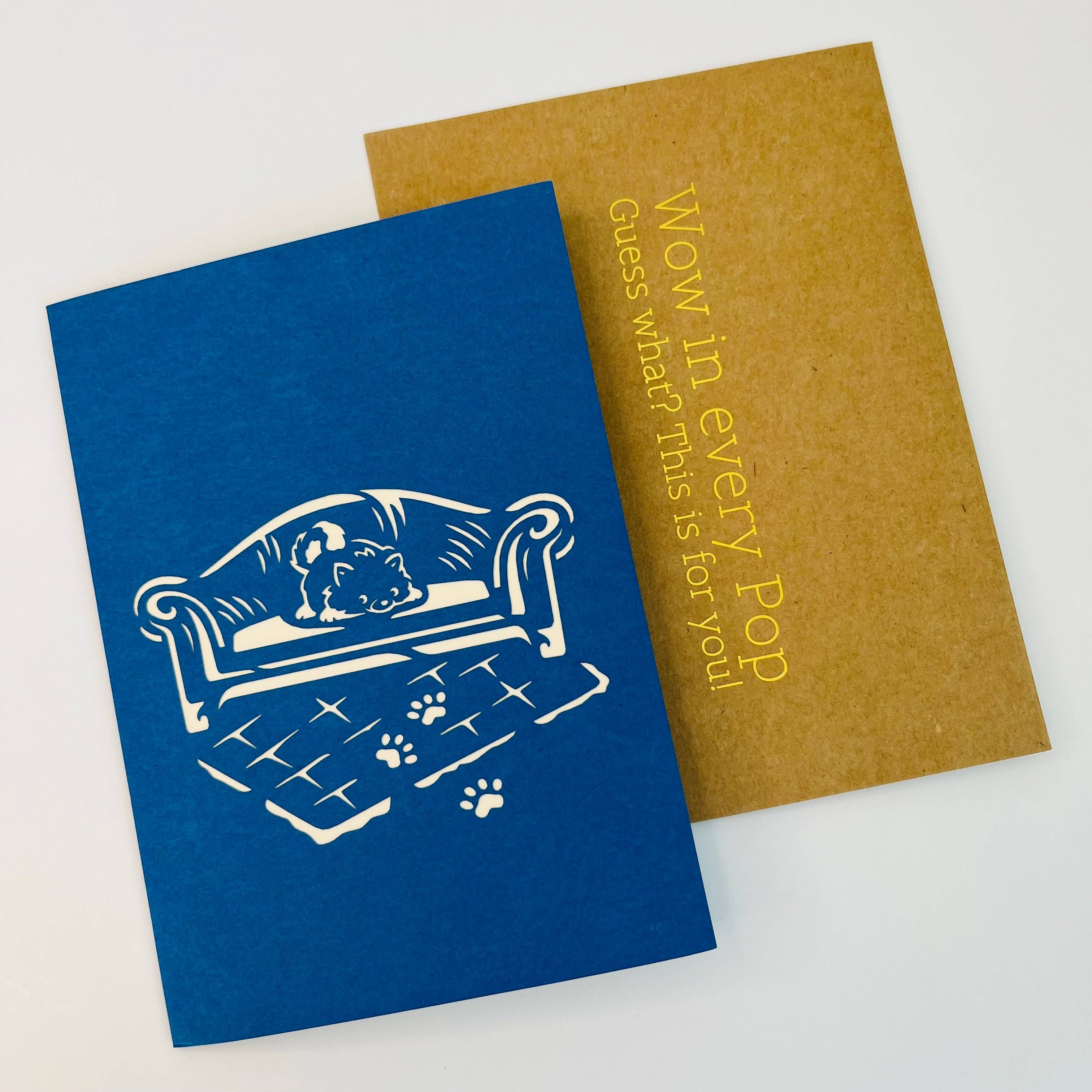 The Paper Mix - Wholesale Birthday Card - Party On Blue Coach POP UP GREETING CARD, 3D Pop Up Card11