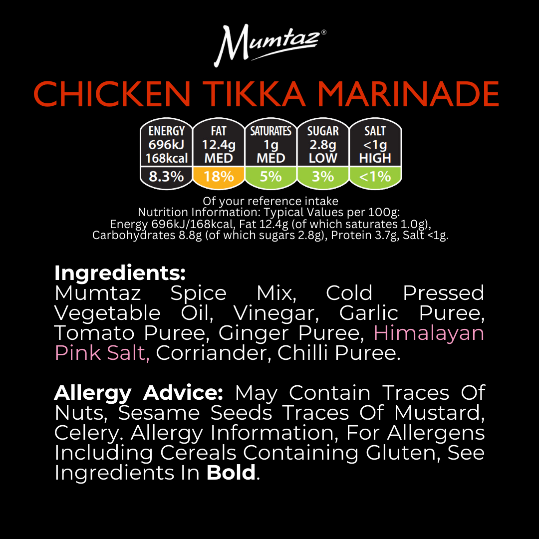 Mumtaz – wholesale Marinade – Mumtaz Chicken Tikka Marinade - 2.2kg Party Size Bucket5