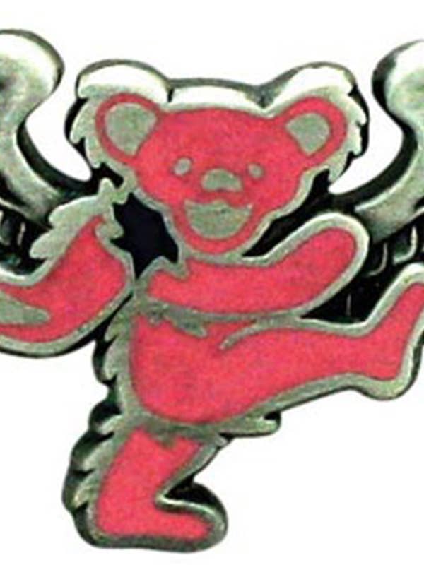 Épinglette Aile de Pilote Ours Dansant Rose Grateful Dead Rockwings pour la vente par Sunshine Joy