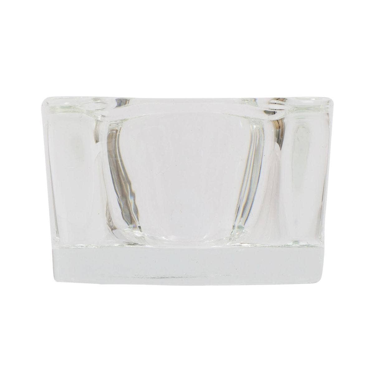 Truu Design - Vente Bougeoirs - Lot de 6 photophores carrés en verre Deco Lite, 2 po1