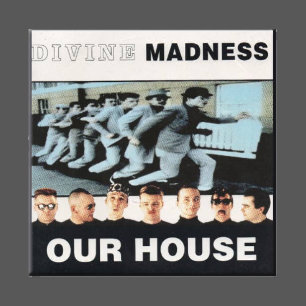 Ba Ba Buttons - Wholesale Magnet - MADNESS, Magnet, Button, OUR HOUSE