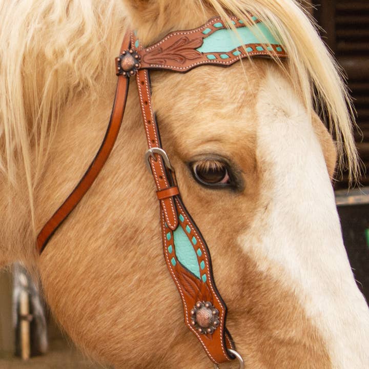 Schulz Equine - Wholesale Horseback Riding Gear - Bonanza Headstall and Breast Collar Set4