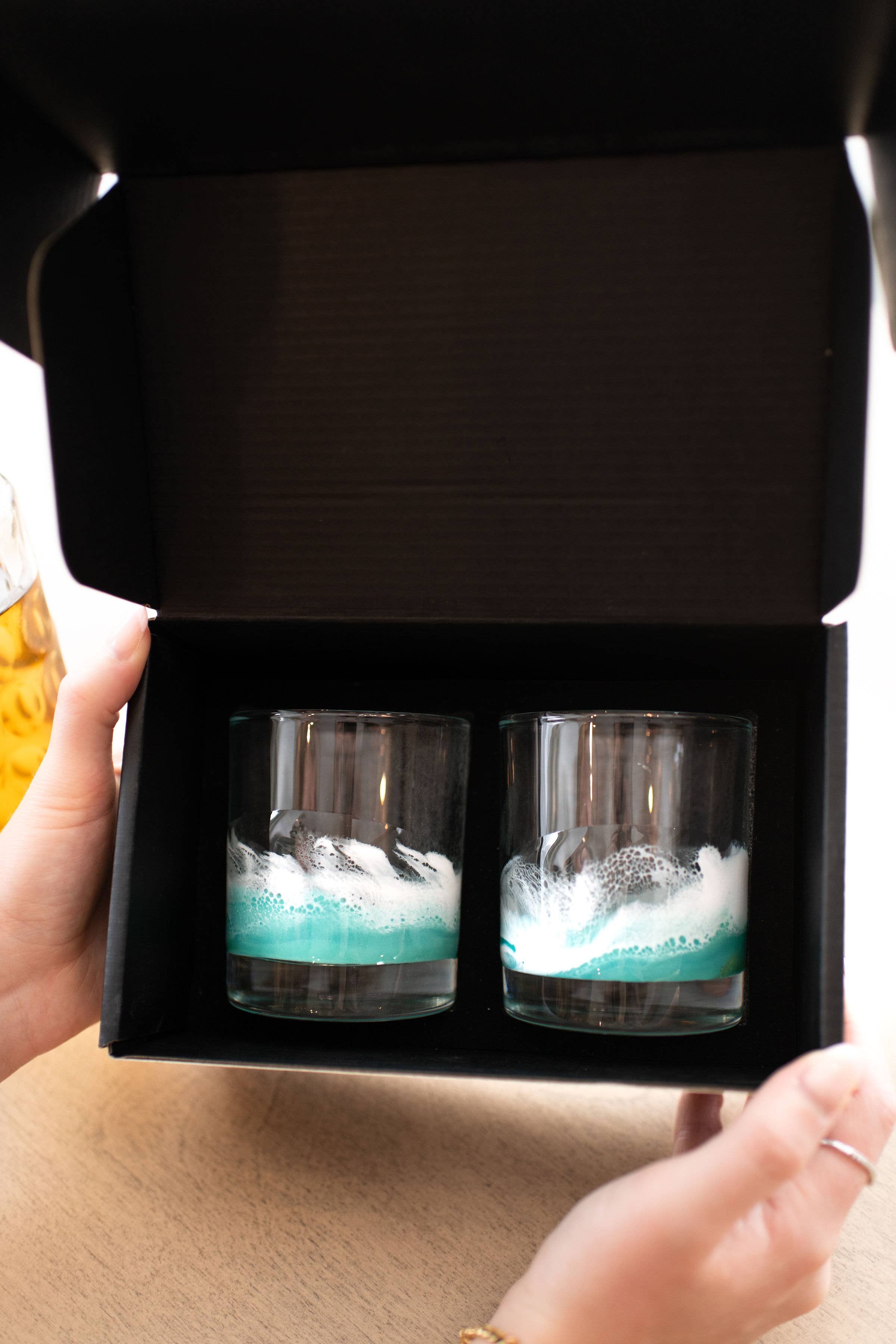 Lynn & Liana Designs - Wholesale Cocktail/Liquor Glass - NEW!!! Resin Coated Old Fashioned Whisky Glasses -NO TARIFFS19