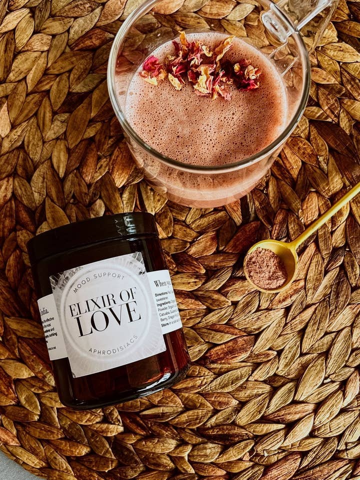 Herbal Aphrodisiac & Mood Boosting Drink Mix Elixir of Love for wholesale by Lunar Herbals