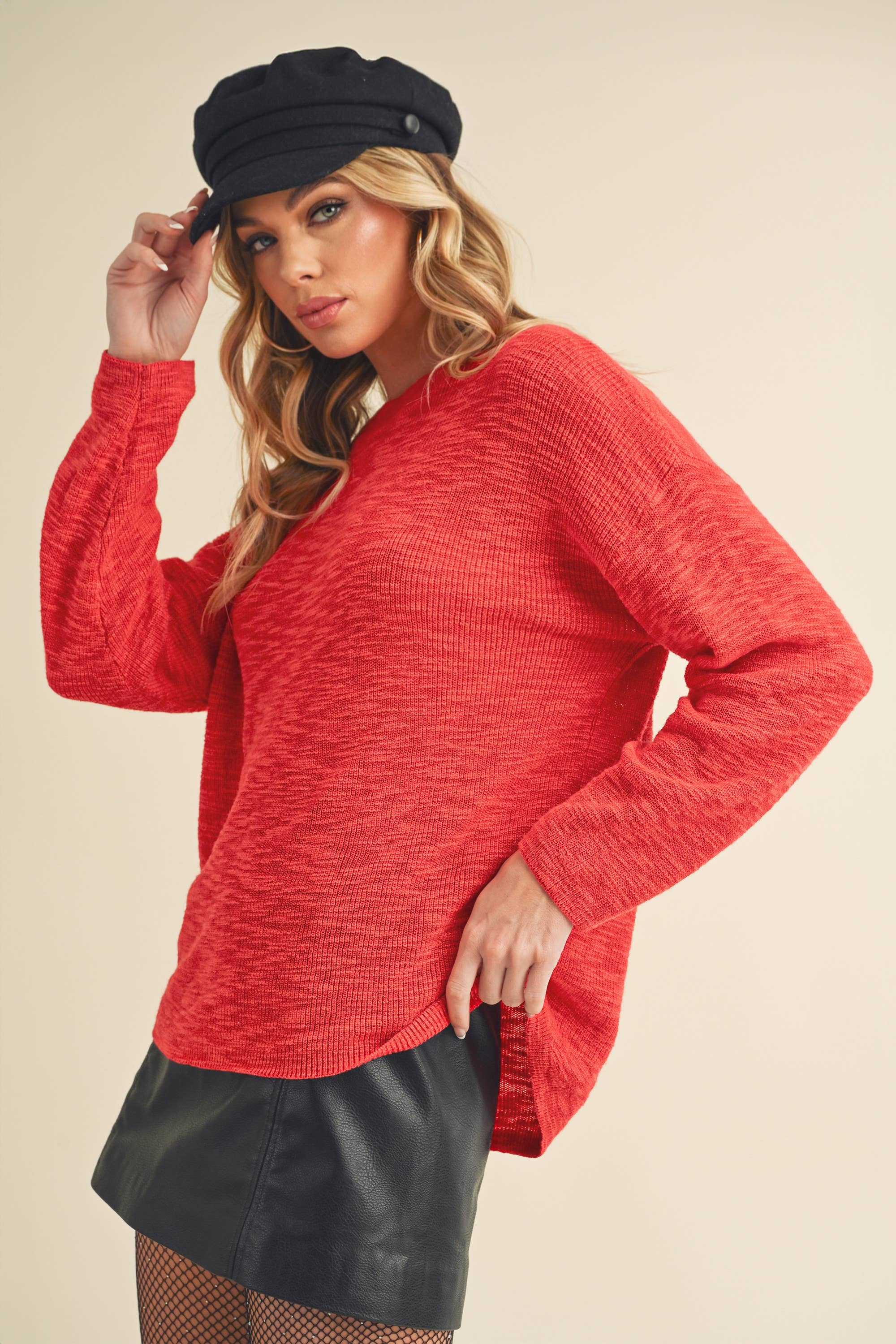 AEMI + CO - Wholesale Knit Sweater - Women's - 3147DK Rayla Knit Sweater10