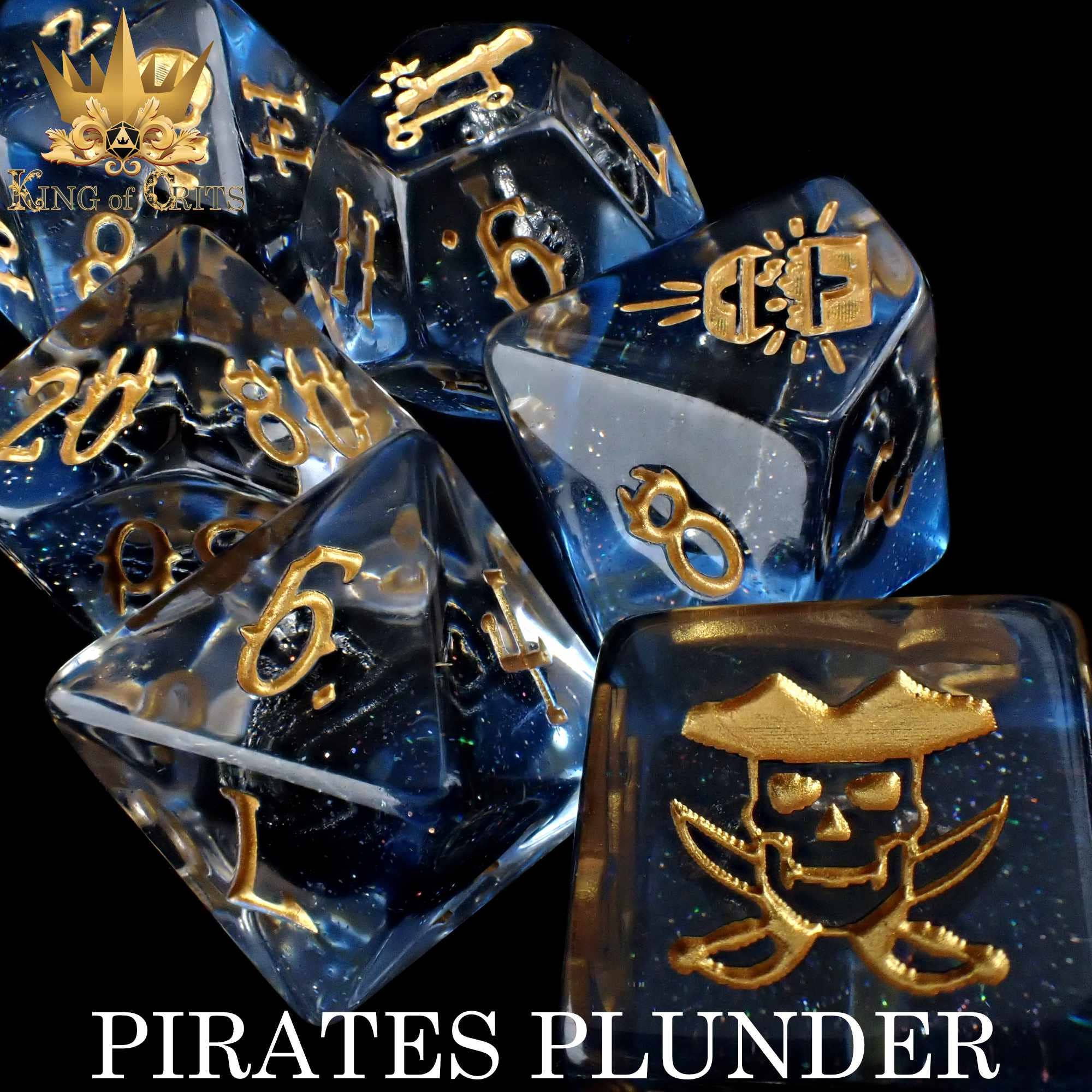 DNDDICE.COM - Wholesale Dice - Pirates Plunder - 11 Dice Set8
