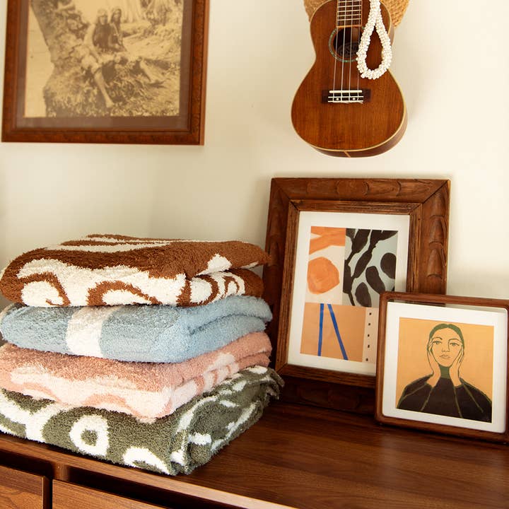 Sundream - Wholesale Decoratiedeken - Hanalei zachte deken - Mocha & Cream2