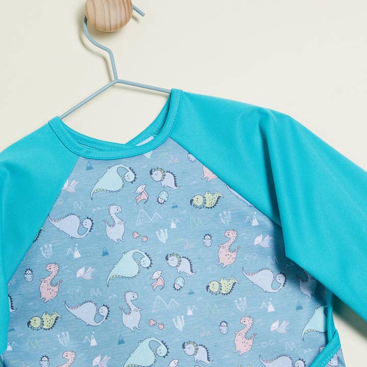Sleeved Smock / Bib - Dino for wholesale by Itti