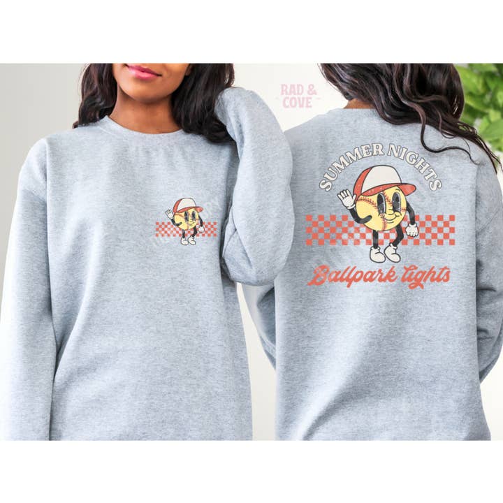 Chemise Baseball Summer Nights pour la vente par Rad & Cove