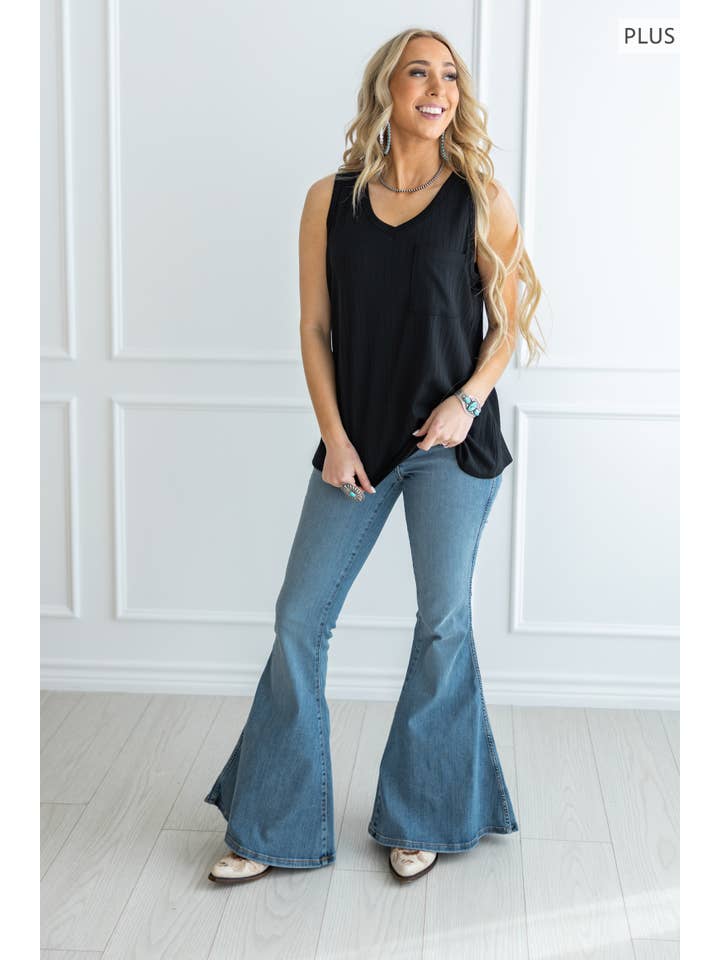 Andrée by Unit - Wholesale Tank Top - Women's - PLUS SIZE Everyday Ribbed Tank Top