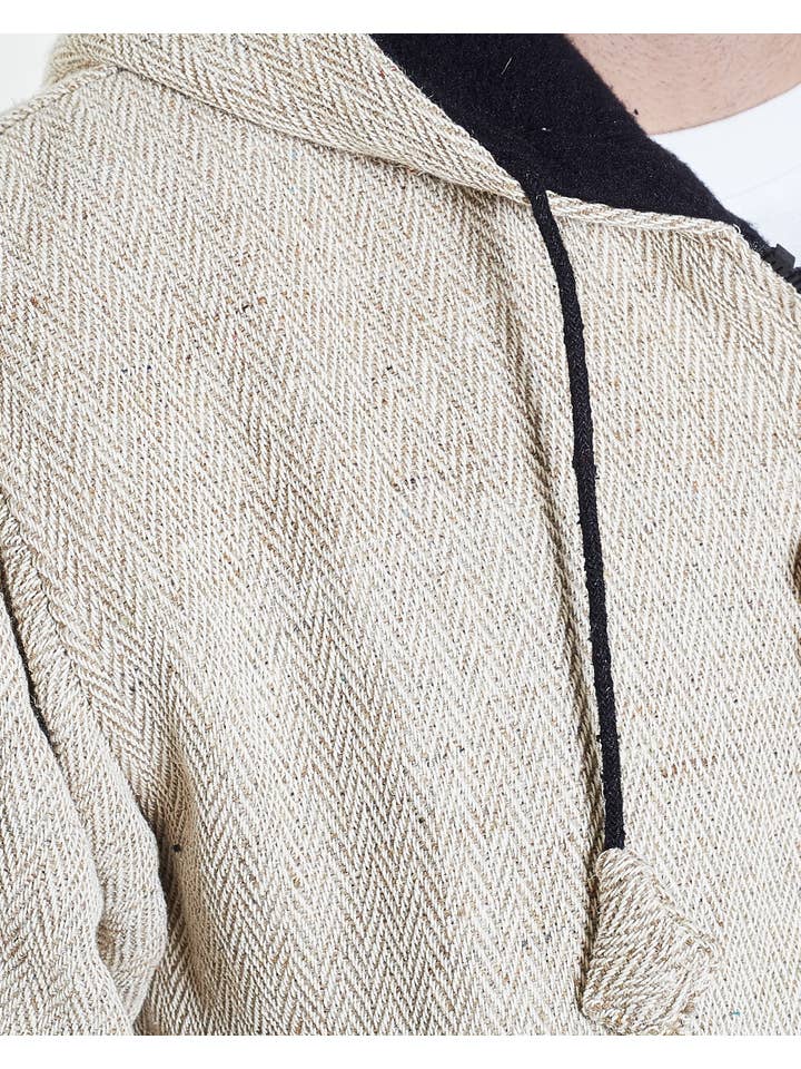 HimaOriginals – wholesale Fleece – Men′s – Natural Color Hemp Polar Fleece Jacket