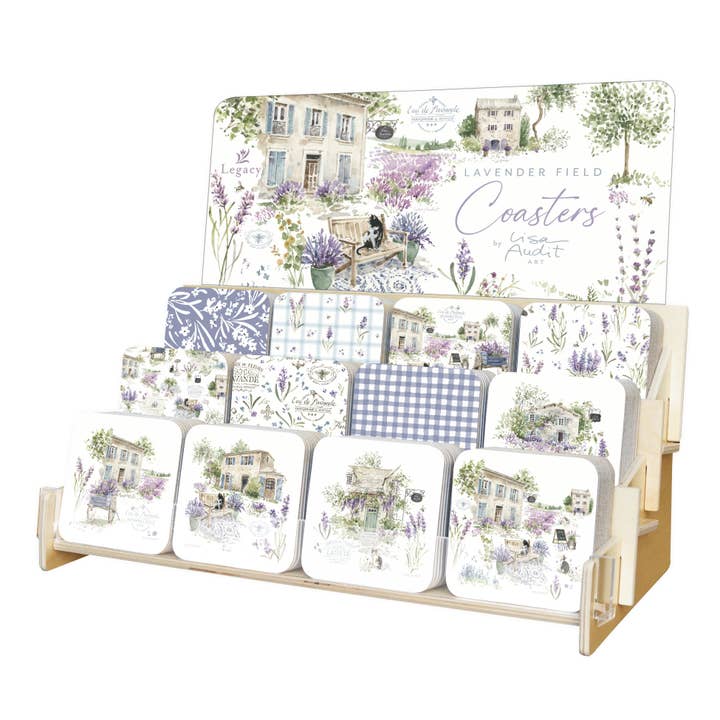 Collection de sous-verres Champ de Lavande pour la vente par Legacy