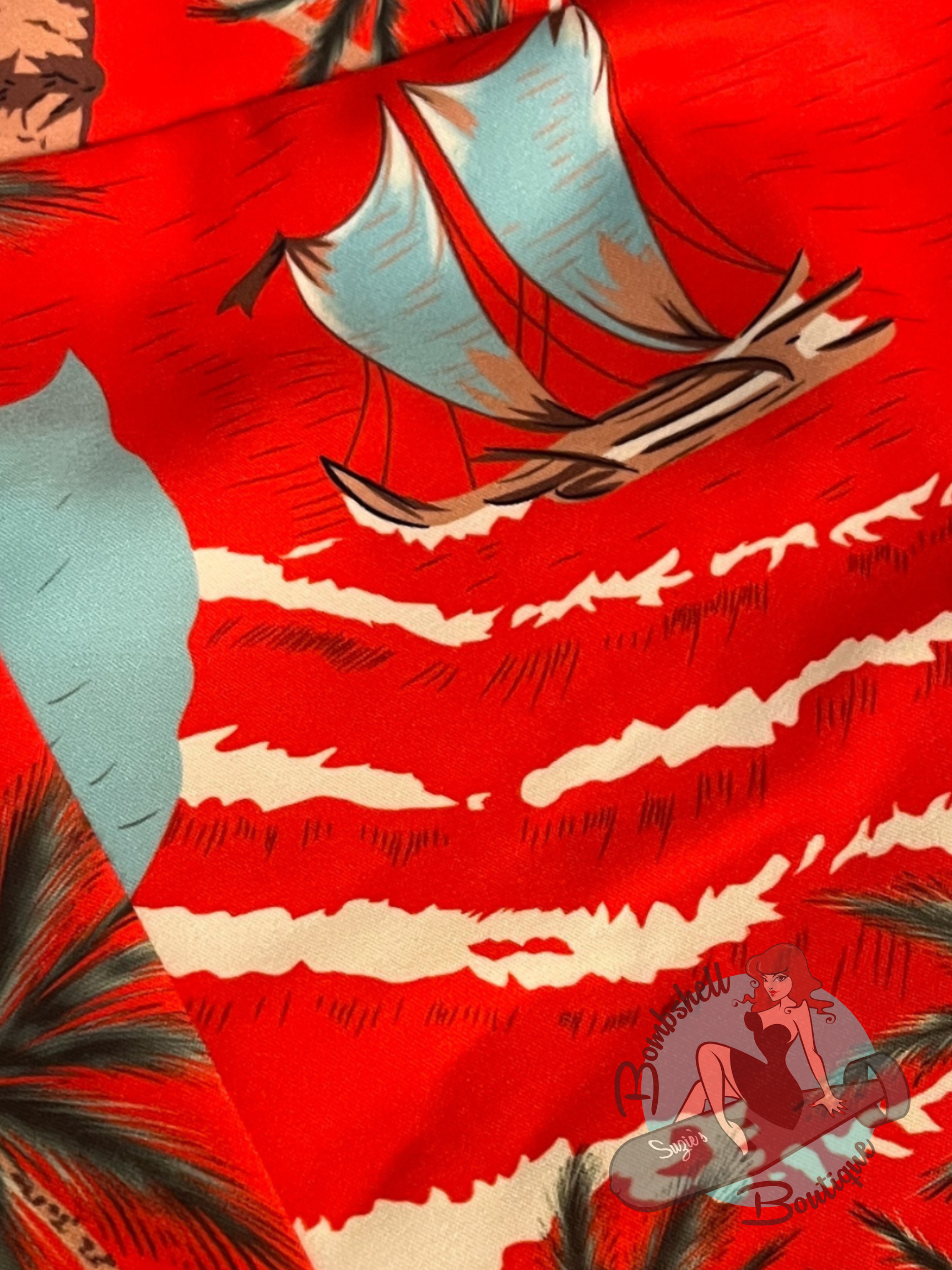 Suzie Bombshell Clothing – wholesale Two-piece swimsuit – Women’s – Beach Bombshell Vintage Bathing Suit - Two Piece0