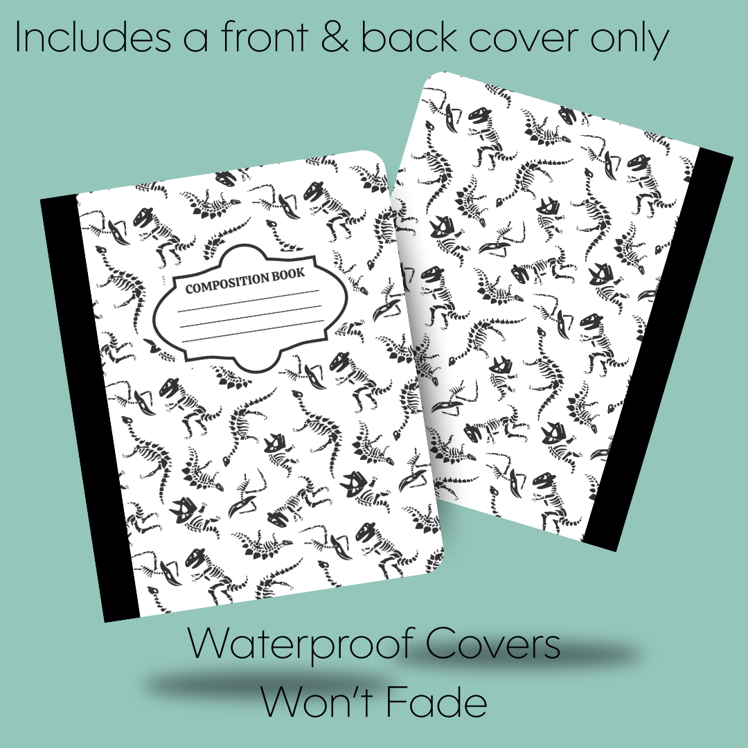 Oily Graphic Creations - Wholesale Journal Cover - Fossils-Composition Notebook Cover0