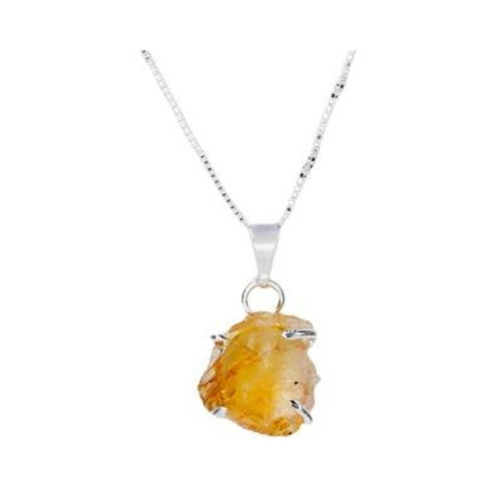 Earths Elements Wholesale - Wholesale Pendant/Charm Necklace - Necklace - Raw Citrine0