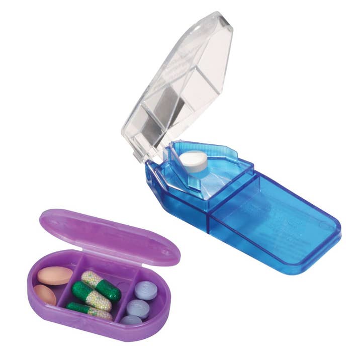 Ezy Dose® Original Pill Cutter with Storage for wholesale by Apothecary Products LLC