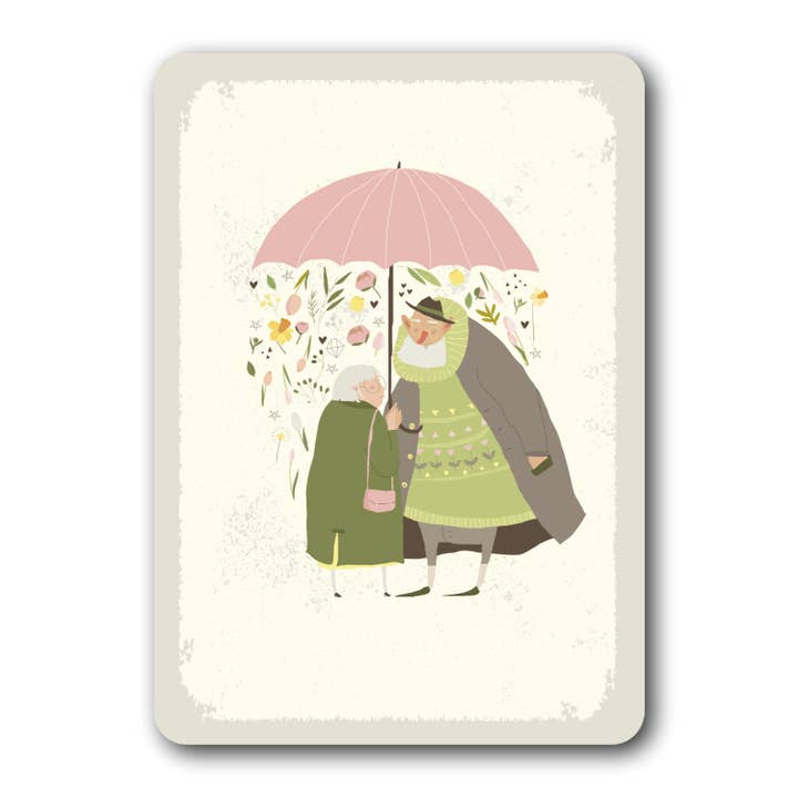 Cartes postales en papier naturel 7443 Couple âgé heureux pour la vente par Gutrath Verlag